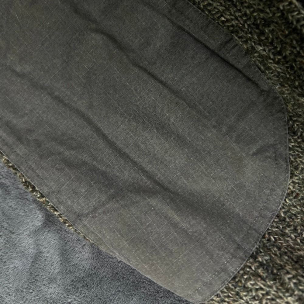 Eddie Bauer Sweater Mens Large Brown Pullover Military Crew Neck Elbow Patches - Picture 10 of 11